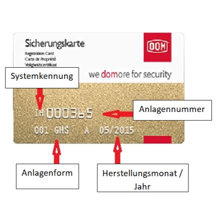 Dom Schlüssel einfach nachmachen – mit Sicherungskarte